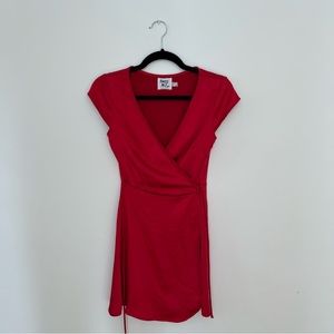 Princess Polly Red Wrap Dress